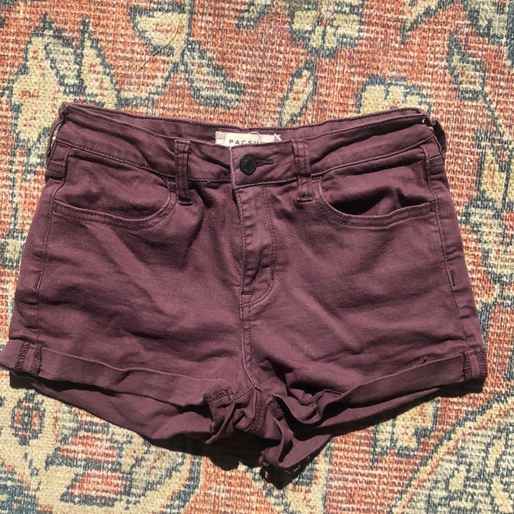 Merlot/purple shorts